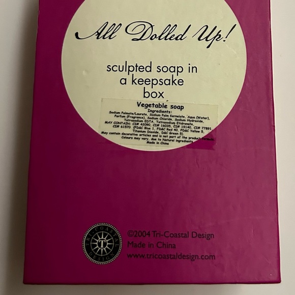 New Vegetable Soap "All Dolled Up" Sculpted Soap in a Keepsake Box - Picture 3 of 6